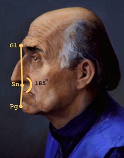 Male profile &quotPortrait of R.R. Lideman&quot <i>E.Lupshin</i>, 1999